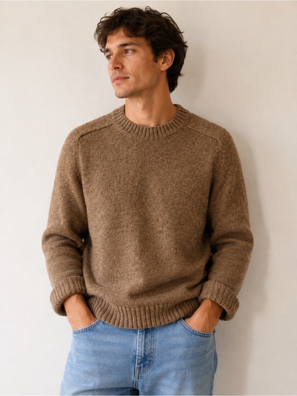 Vintage Sears The Men’s Store Shetland Pure Virgin Wool Sweater Made in Canada S